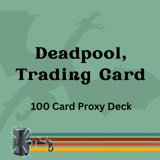 Deadpool, Trading Card 100 PROXY Card Commander Deck - Sleeved