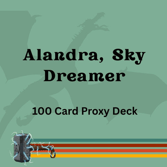Alandra, Sky Dreamer 100 PROXY Card Commander Deck - Sleeved
