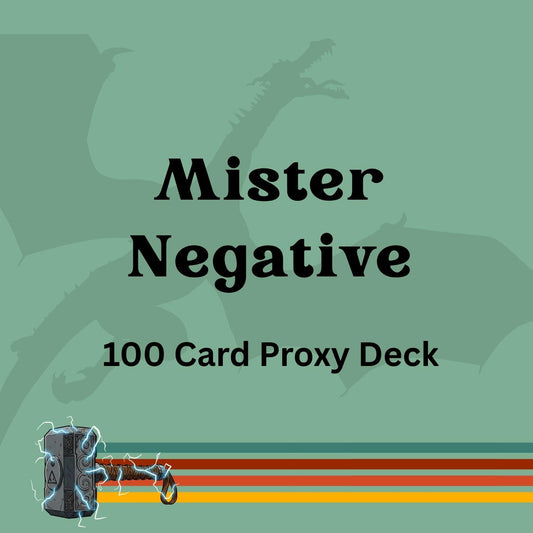 Mister Negative 100 PROXY Card Commander Deck - Sleeved