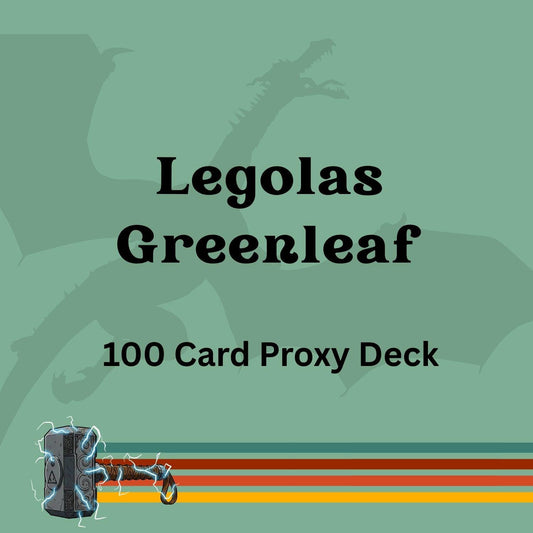 Legolas Greenleaf 100 PROXY Card Commander Deck - Sleeved