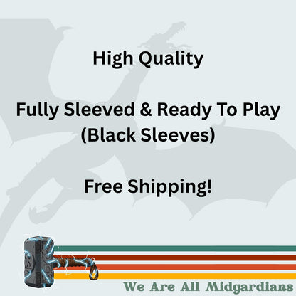 Gandalf, Friend of the Shire 100 PROXY Card Commander Deck - Sleeved