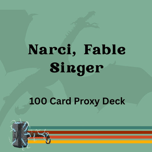 Narci, Fable Singer 100 PROXY Card Commander Deck - Sleeved