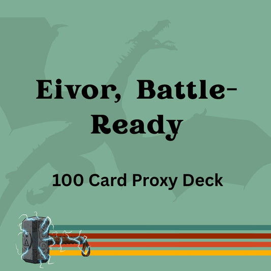Eivor, Battle-Ready 100 PROXY Card Commander Deck - Sleeved