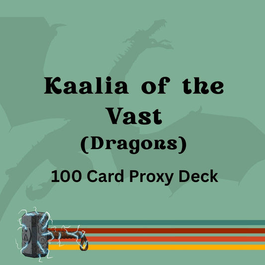 Kaalia of the Vast Dragons 100 PROXY Card Commander Deck - Sleeved