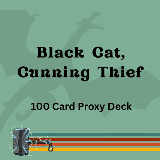 Black Cat, Cunning Thief 100 PROXY Card Commander Deck - Sleeved