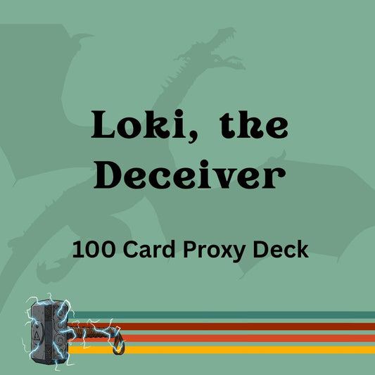 Loki, the Deceiver 100 PROXY Card Commander Deck - Sleeved