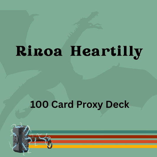 Rinoa Heartilly 100 PROXY Card Commander Deck - Sleeved