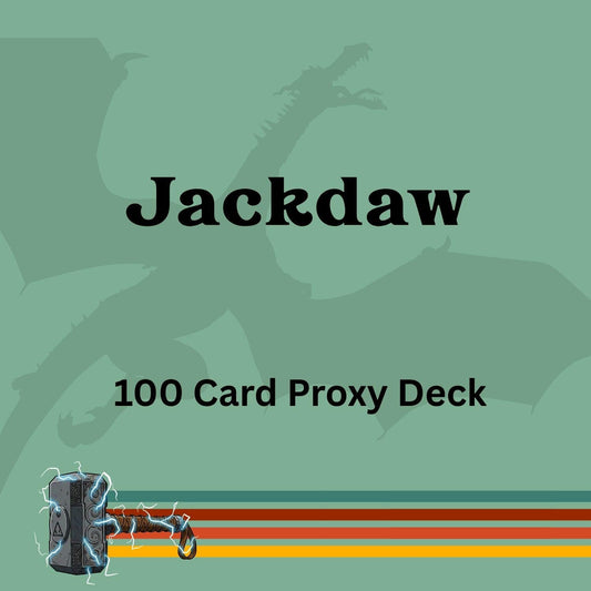 Jackdaw 100 PROXY Card Commander Deck - Sleeved
