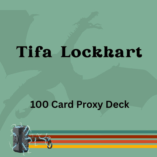 Tifa Lockhart 100 PROXY Card Commander Deck - Sleeved