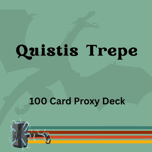 Quistis Trepe 100 PROXY Card Commander Deck - Sleeved