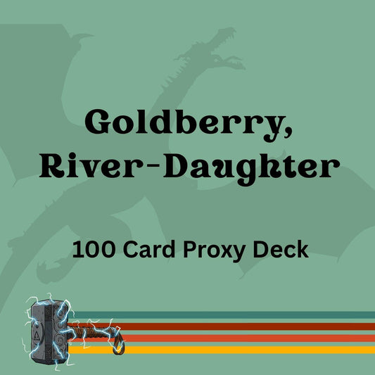 Goldberry, River-Daughter 100 PROXY Card Commander Deck - Sleeved