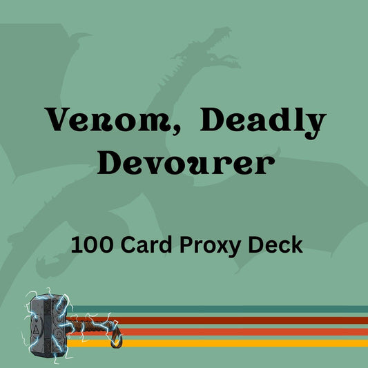 Venom, Deadly Devourer 100 PROXY Card Commander Deck - Sleeved