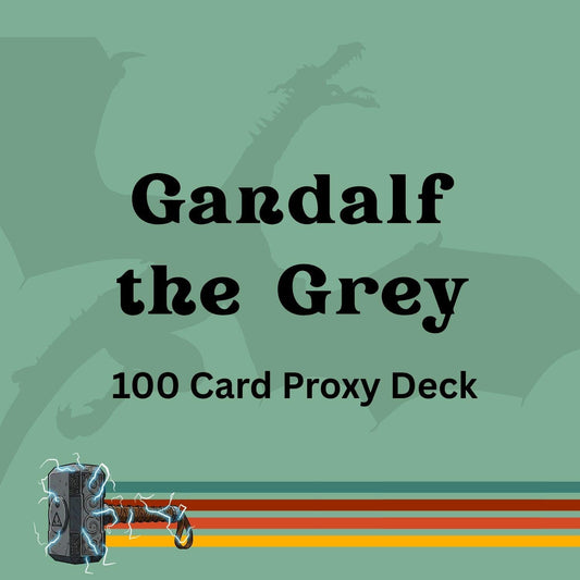Gandalf the Grey 100 PROXY Card Commander Deck - Sleeved