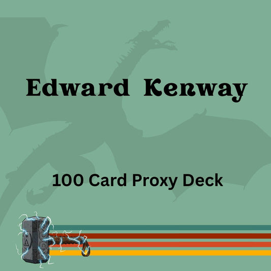 Edward Kenway 100 PROXY Card Commander Deck - Sleeved
