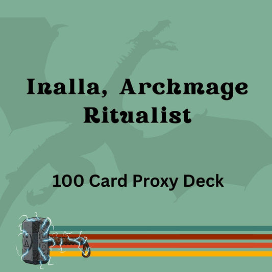 Inalla, Archmage Ritualist 100 PROXY Card Commander Deck - Sleeved